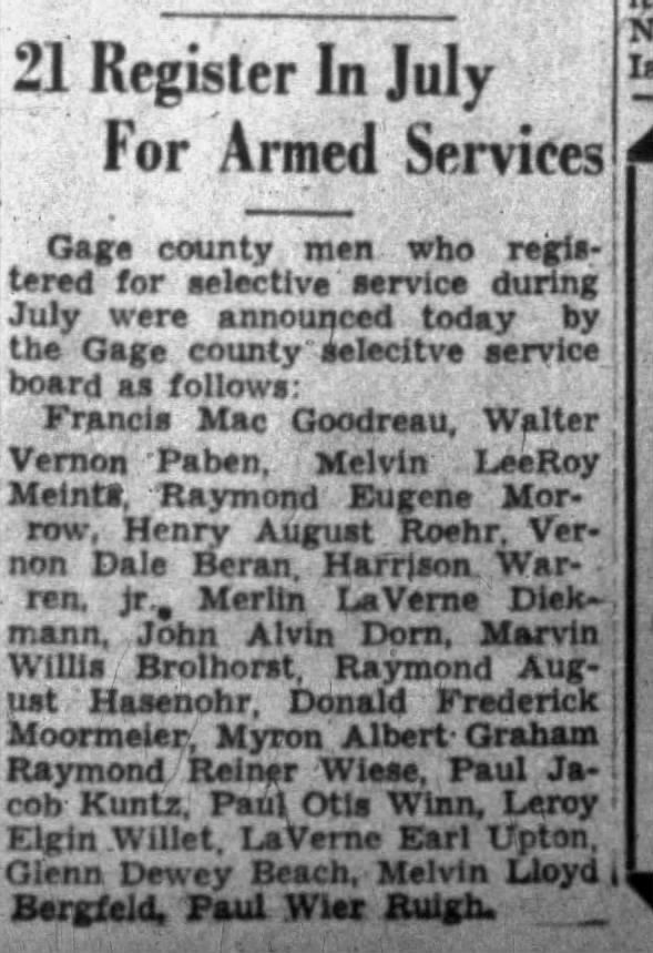 Clipping from Beatrice Daily Sun